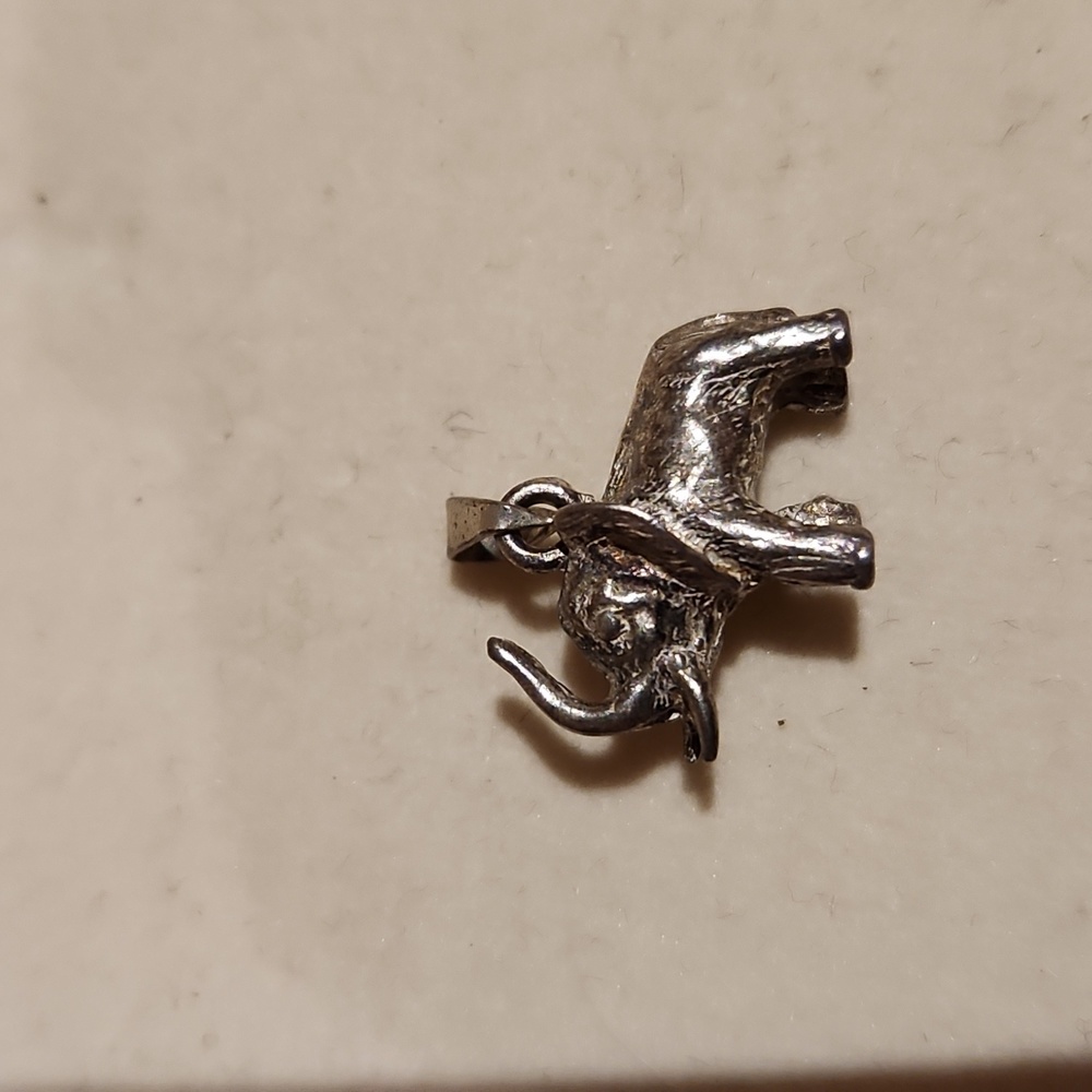 Silver Elephant Pendant